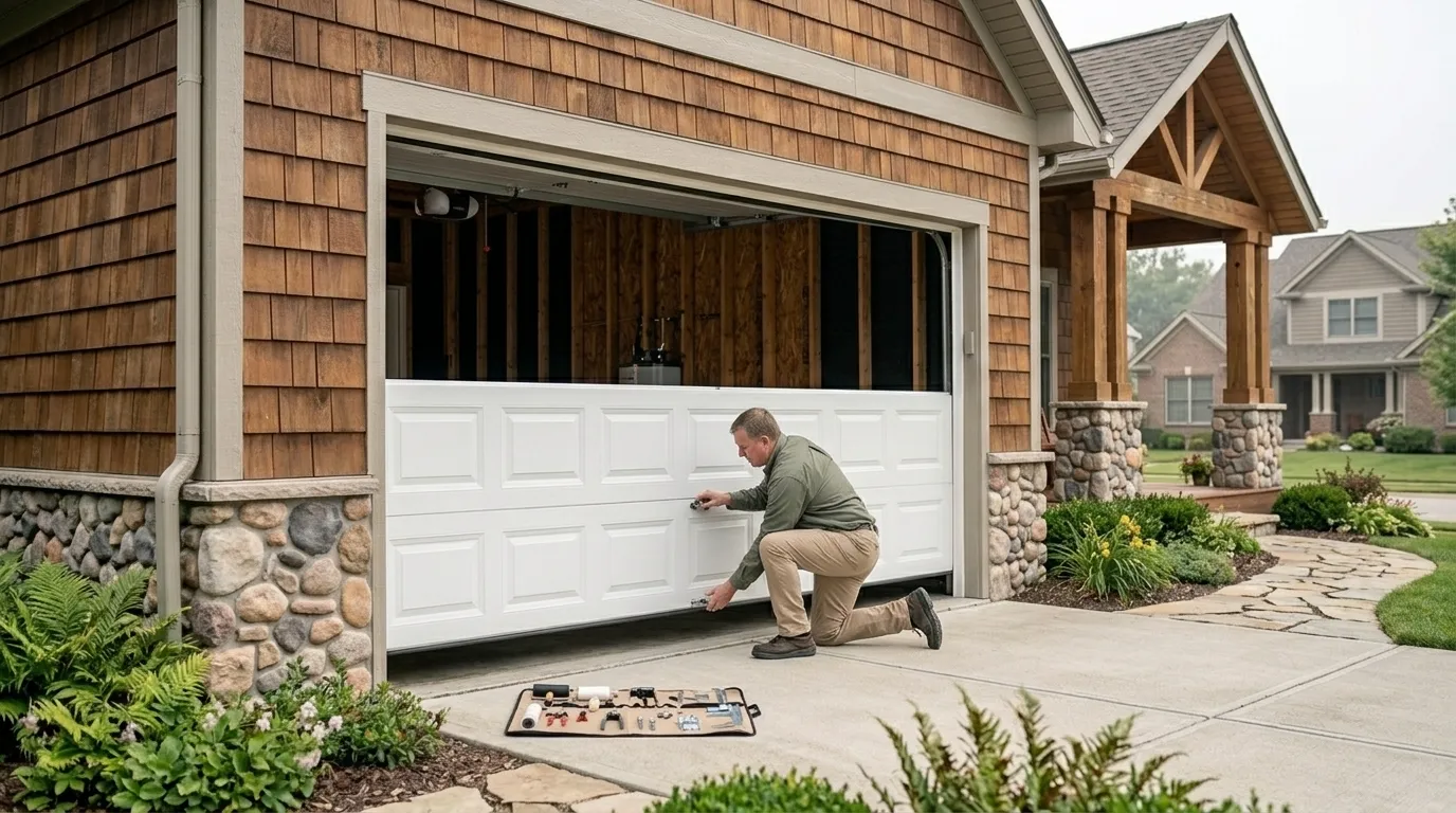What We Check First on an Auburn Garage Door Call
