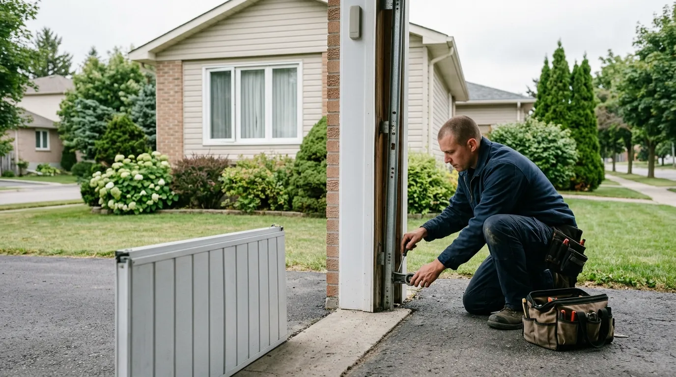 Why Safety Sensors Drift on Auburn Garage Doors