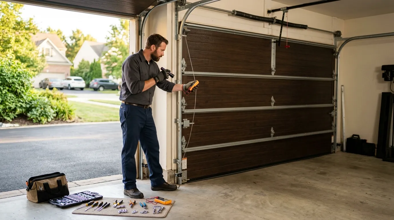Repaired & tested - Auburn garage door service